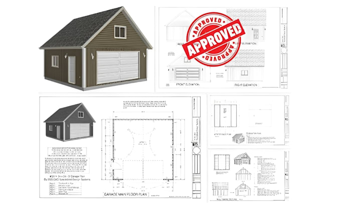structural plan hvac architecture design cad drawing construction adu permit