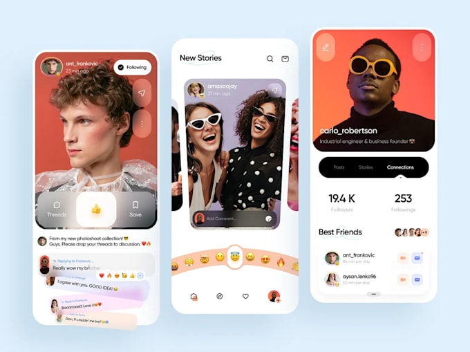 develop a social media app, dating app, live streaming app
