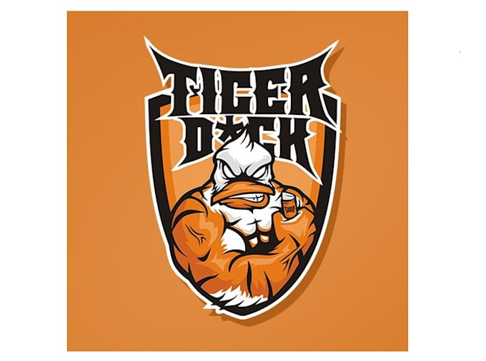 design artwork muscular new animal logo