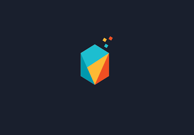 create a colorful, eye catching 3d abstract logo design