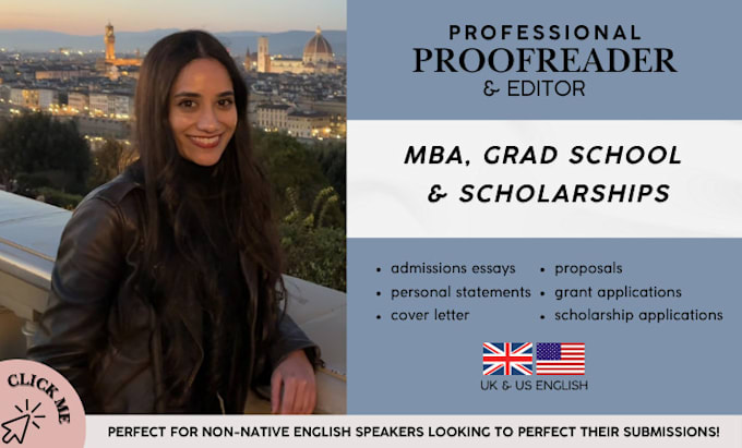 edit and elevate your prestigious university, MBA or grad school application