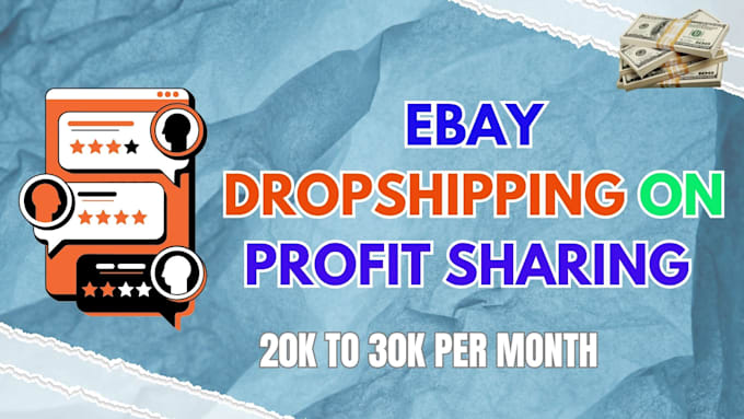 do ebay dropshipping on profit share