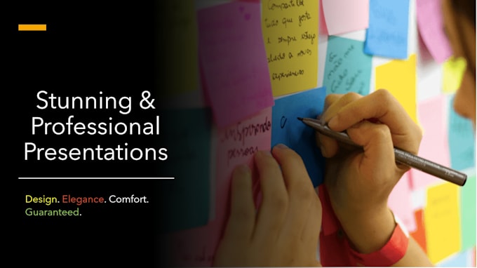 design professional business presentations and pitch decks