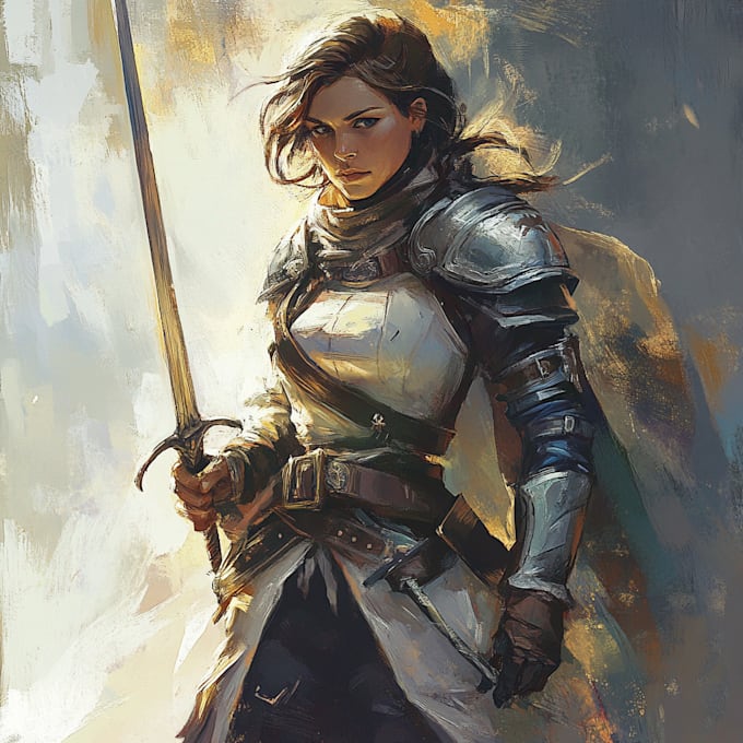 draw dnd character design