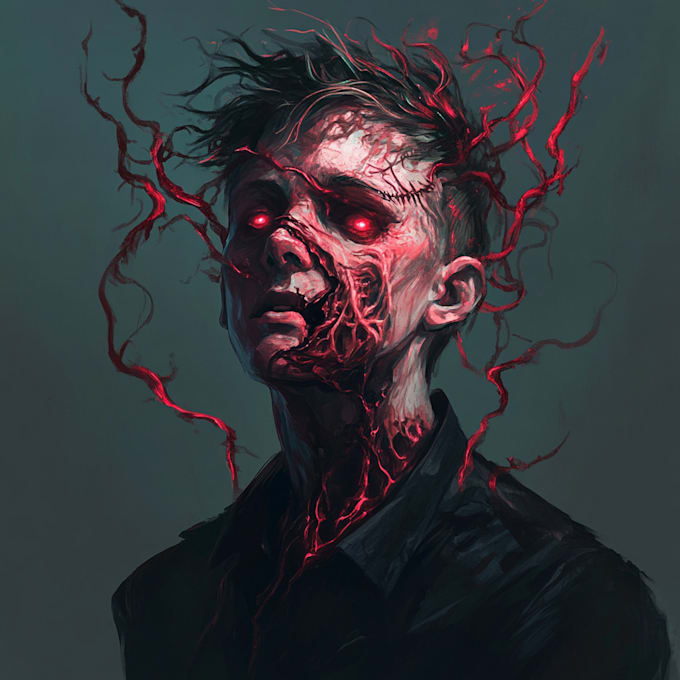 draw horror or fantasy monster or creature for you