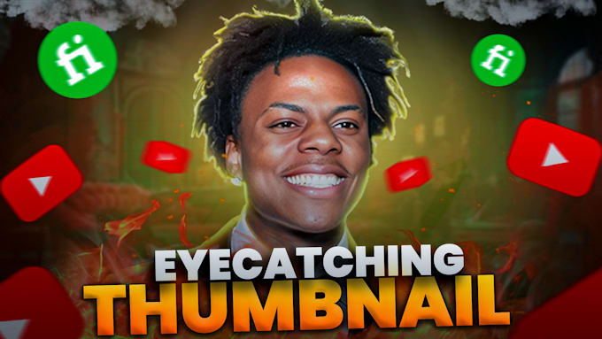 design vibrant and custom youtube thumbnails that get clicks