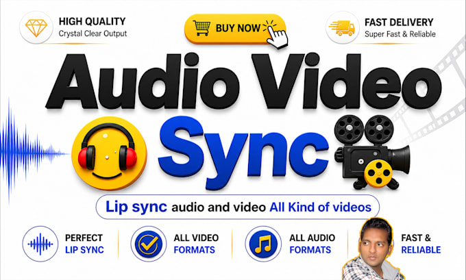 sync edit and fix video and audio files