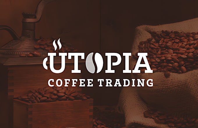 make an minimalist cafe and restaurant coffee logo design