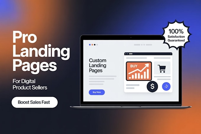 design a professional landing page that converts