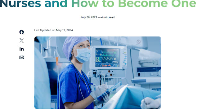 do urgent medicine and nursing  projects