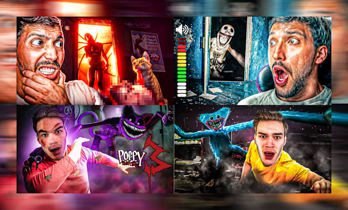 make thumbnails horror gaming for your channel youtube