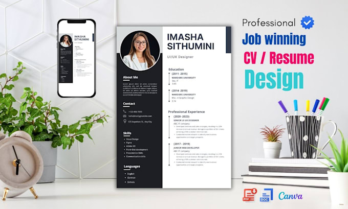 create professional job winning CV resume ats friendly