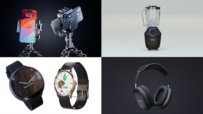 Do realistic 3d product render, 3d modeling of your products by ...