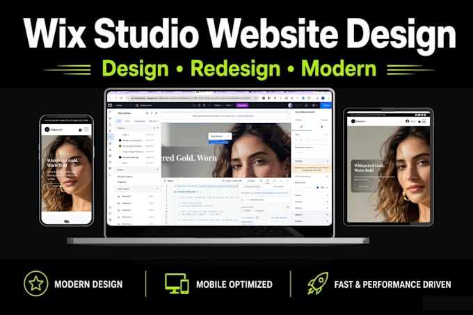 create wix website design,redesign wix website