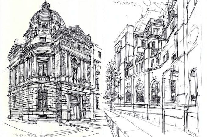 do drawn architectural sketches