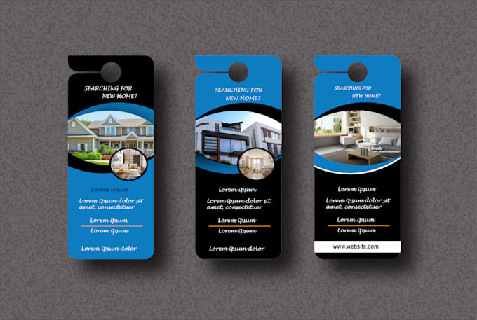 design  door hanger, flyer and print marketing materials