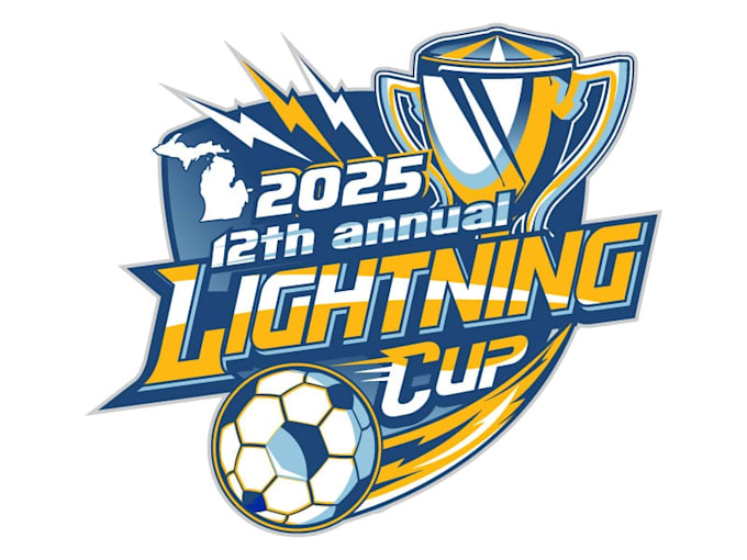 design creative wonderful luxury soccer cup logo