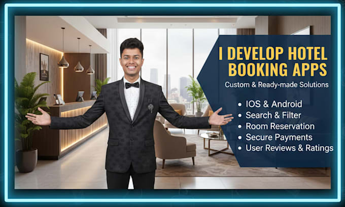 do hotel and room booking app in flutter for android and IOS