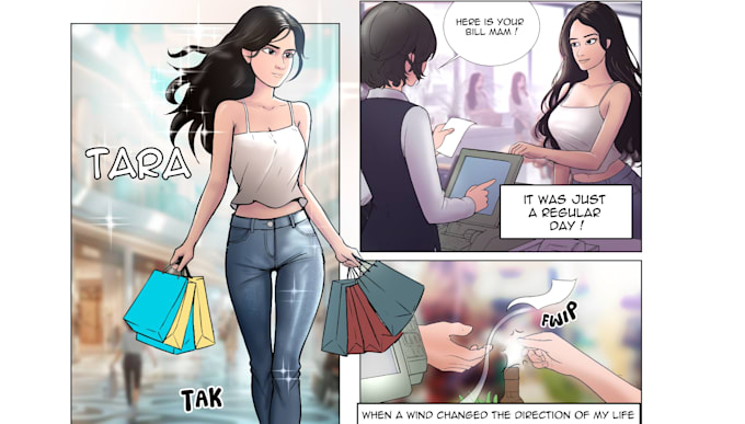 make professional quality comic , webcomic