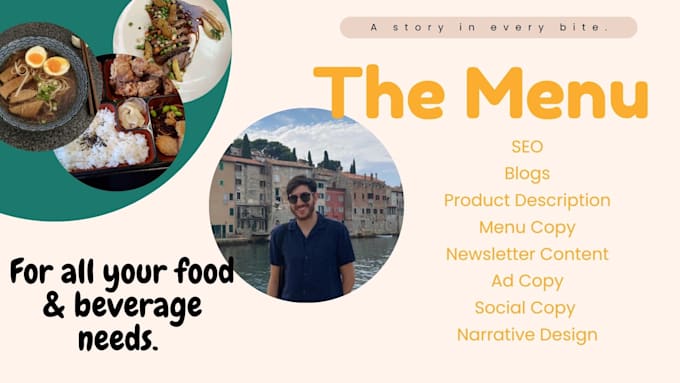 write content that tells your food brand story