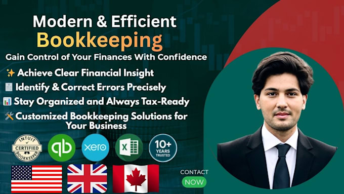 do UK bookkeeping, vat returns and cloud accounting in quickbooks and xero