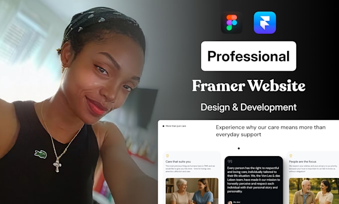 design and develop your website with framer, convert also figma to framer