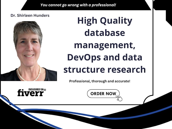 do database management, devops and data structure research