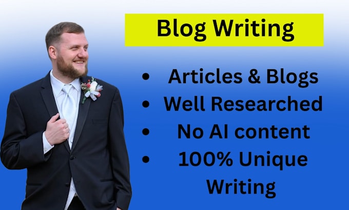write human SEO articles and blog posts no ai, 100 percent original