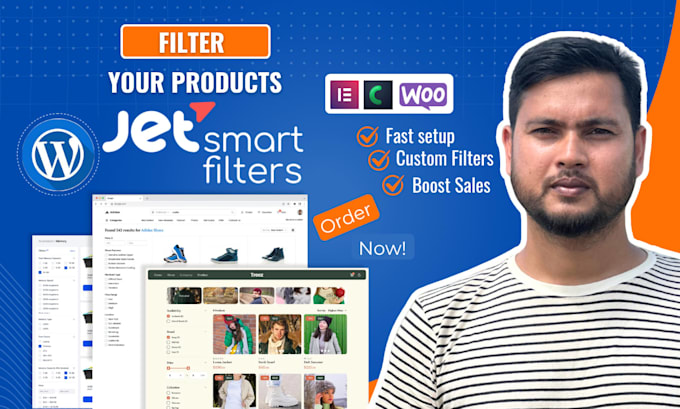 add jet smart filter or product filter for woocommerce