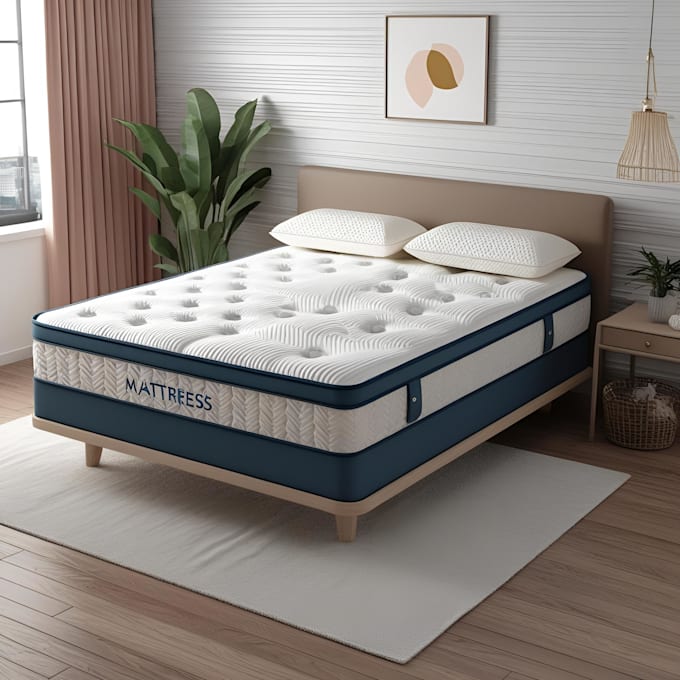 3d mattress animation 3d bed 3d pillow 3d product animation 3d mattress ad video