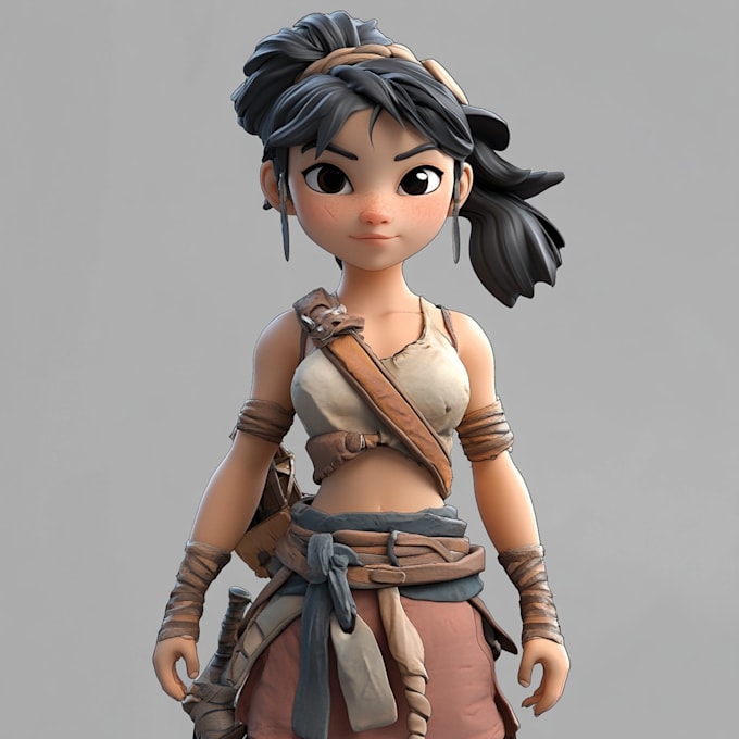sculpt a 3d model and character for 3d printing