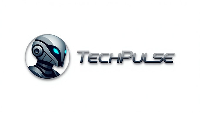do awesome robot head mascot logo design
