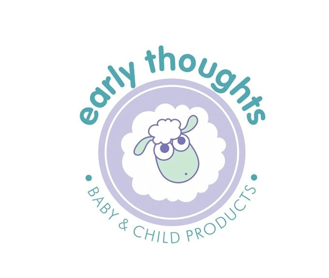 design minimal attract kids brand logo