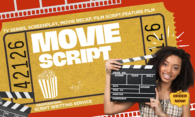 Write your movie script feature film screen play tv series film script ...