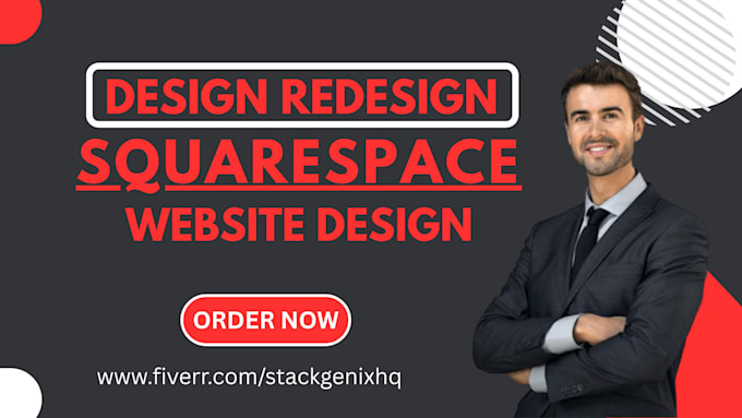 design and redesign modern squarespace website design wordpress wix website