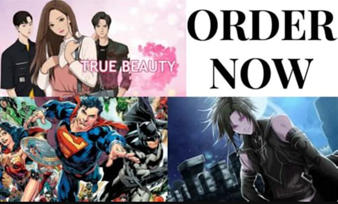 promotion on webtoons, comics, amazon books promotion