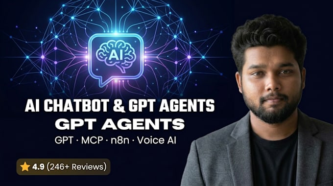 develop ai agent chatbots with gpt and mcp server or ai chatbot software