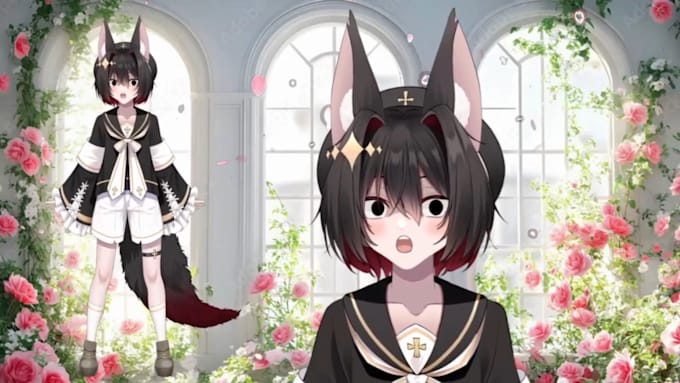 draw and rig 2d vtuber model vtuber rigging live2d model vtuber character