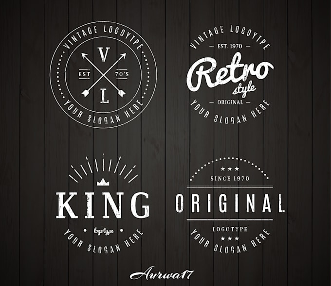 design Retro VINTAGE Logo for you