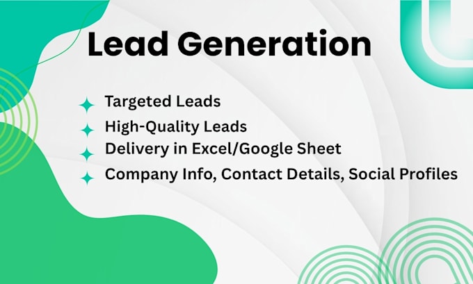be your expert lead generation specialist