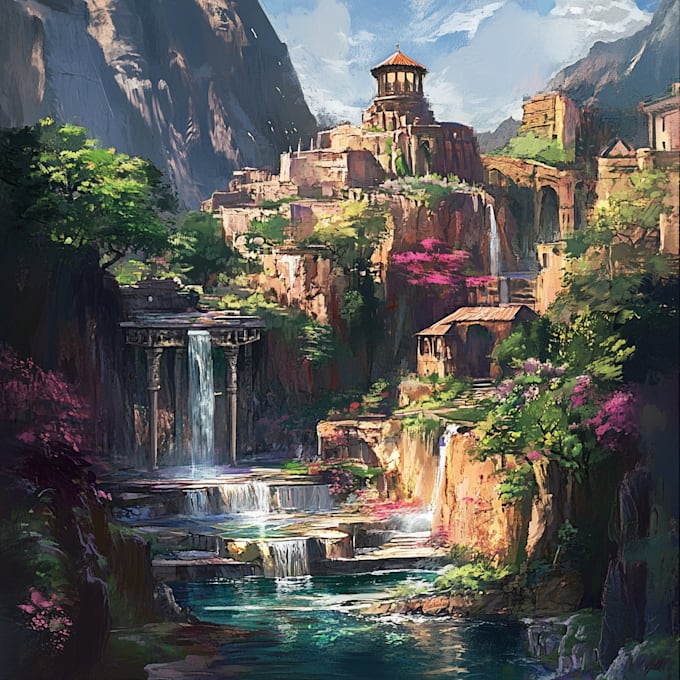 environment concept art landscape design