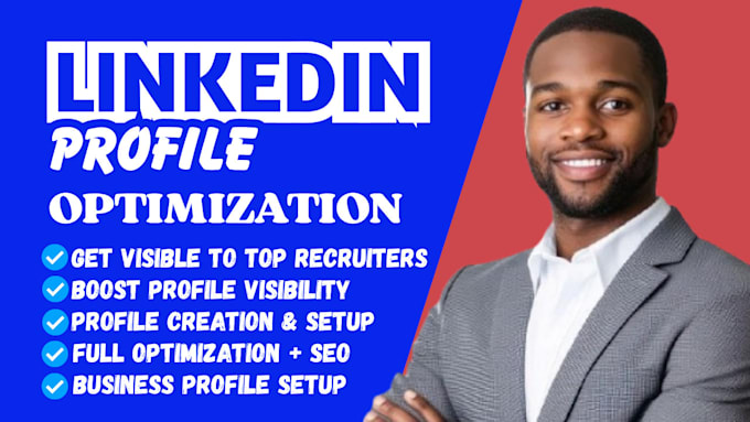 Optimize your professional linkedin profile by Socialhandle1 | Fiverr