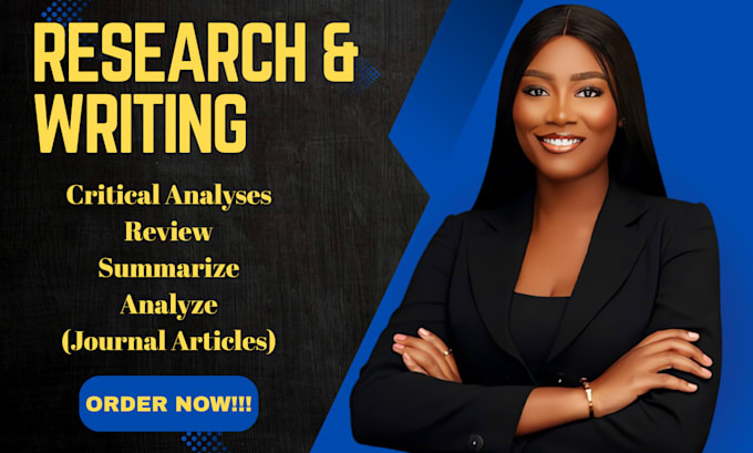 write on critical synthesis, review, summarize, and analyze journal articles