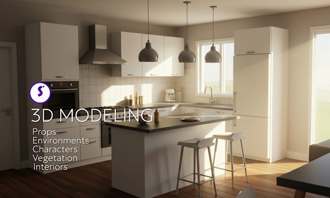 model 3d assets models props and character