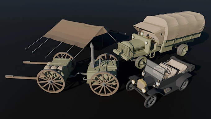 create low poly models
