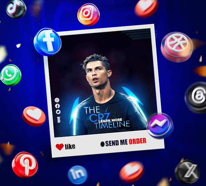 design instagram, facebook post and social media ad creative