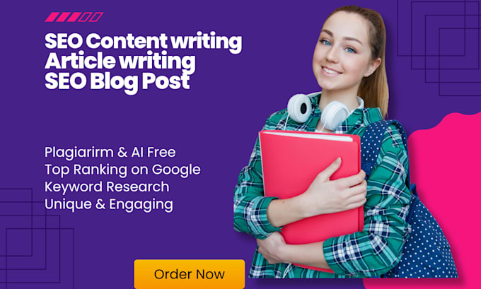 do blog writing or article writing as an SEO content writer