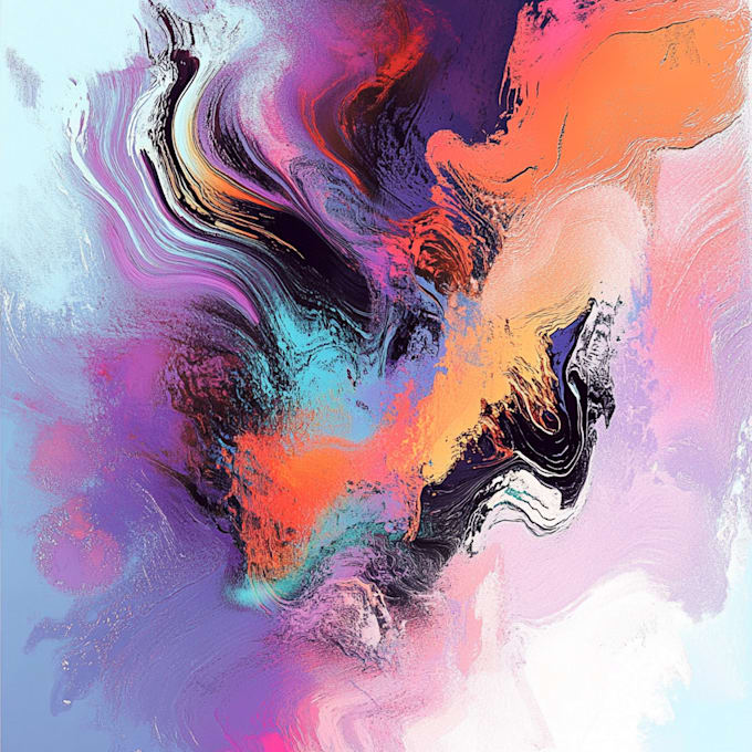 do abstract continuous line art for you