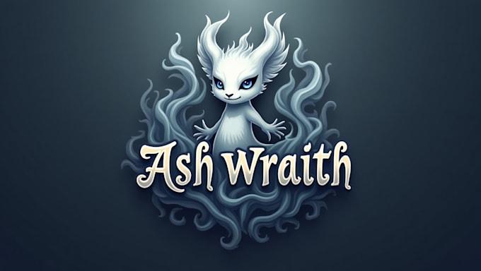 Make an amazing ash wraith ghost mascot logo for you in very short time ...