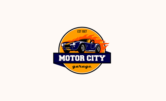make auto restoration modification and sales logo